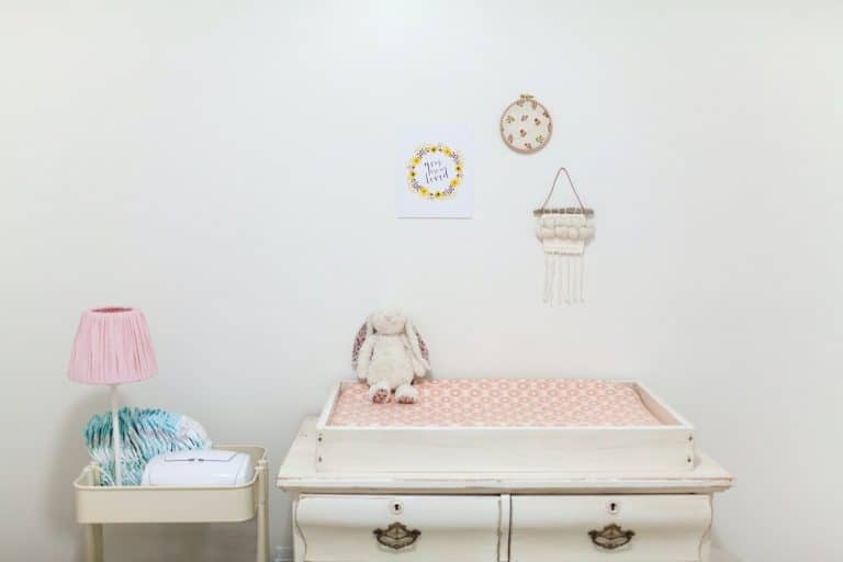 Changing Table Organizer Ideas for Baby’s Nursery