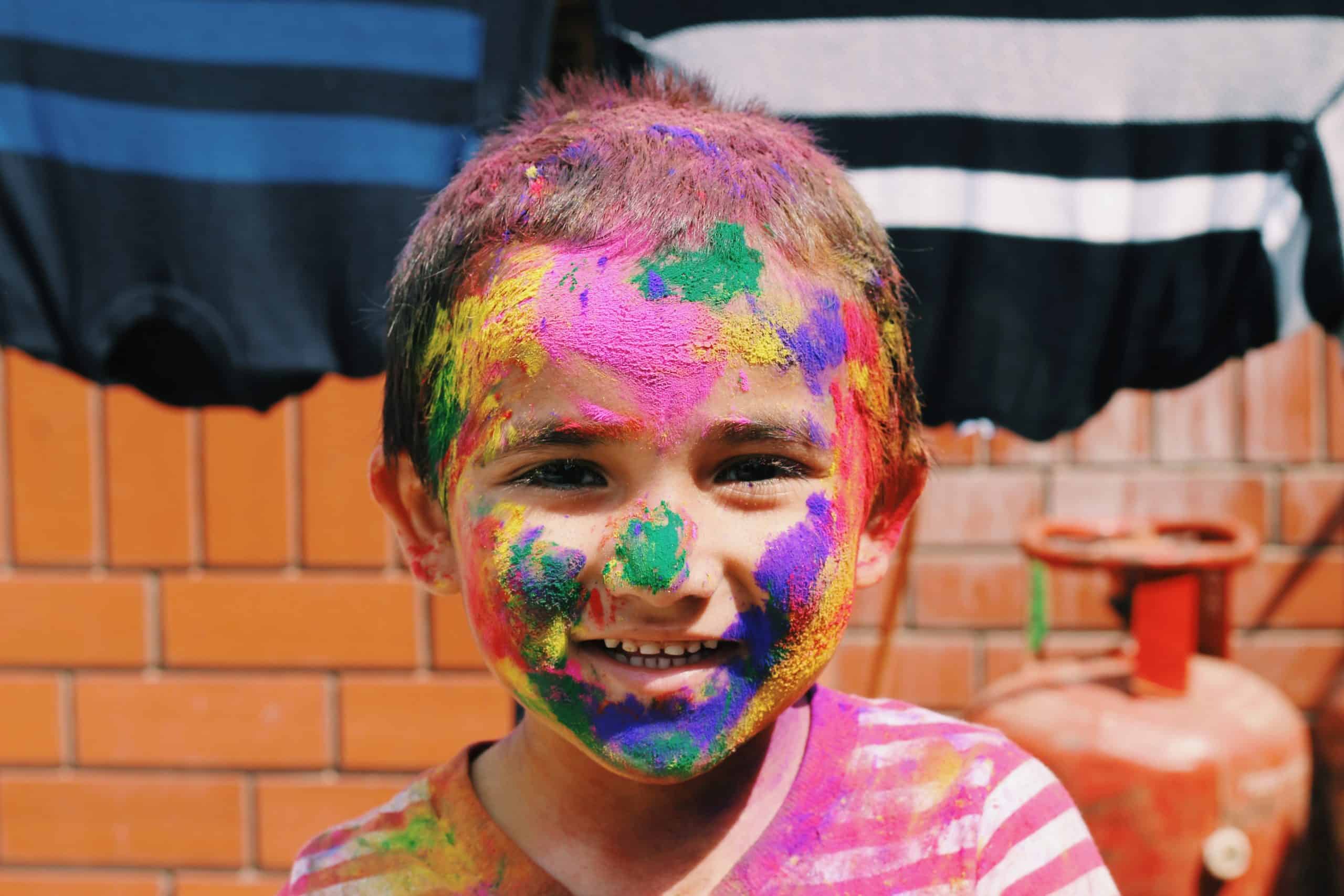 toddler activities: sponge painting