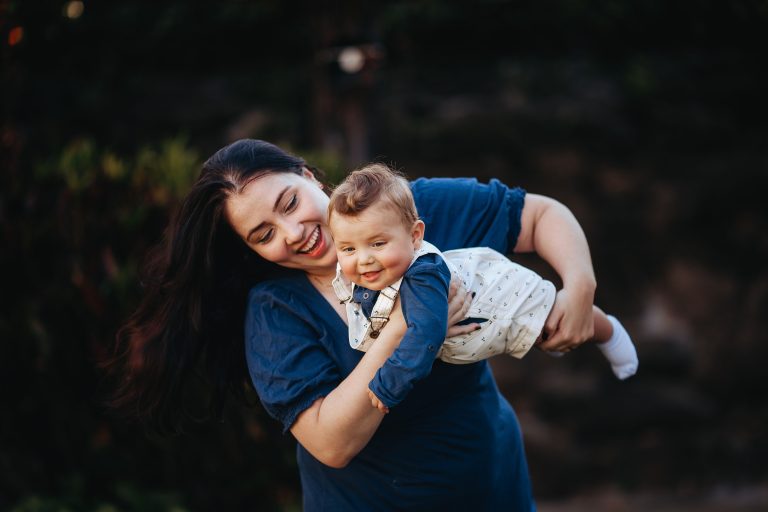 mom trusting her parenting instincts with her baby